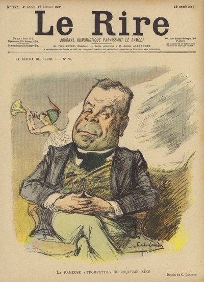 Illustratie voor Le Rire door Charles Leandre