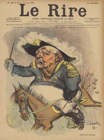 Illustratie voor Le Rire door Charles Leandre
