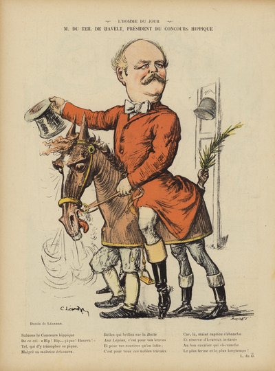 Illustratie voor Le Rire door Charles Leandre