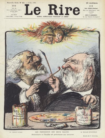 Illustratie voor Le Rire door Charles Leandre