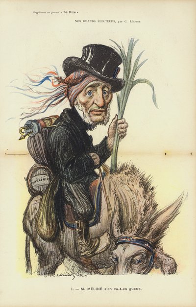 Illustratie voor Le Rire door Charles Leandre