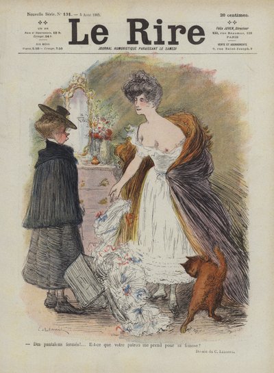Illustratie voor Le Rire door Charles Leandre