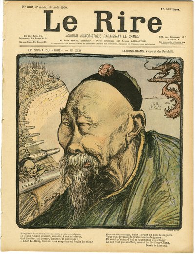 Illustratie van Charles Leandre (1862-1934) voor de omslag van Le Lire door Charles Leandre