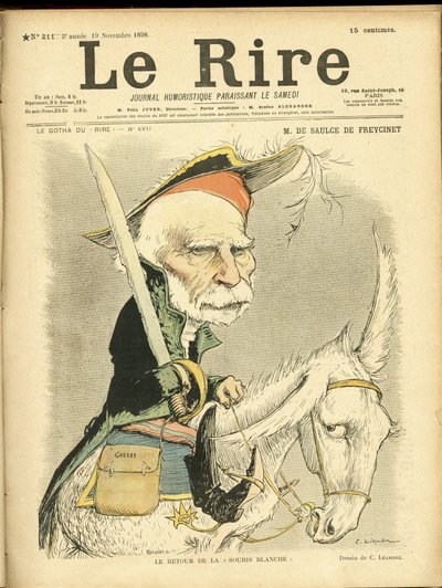 Illustratie van Charles Leandre in Le Lire door Charles Leandre