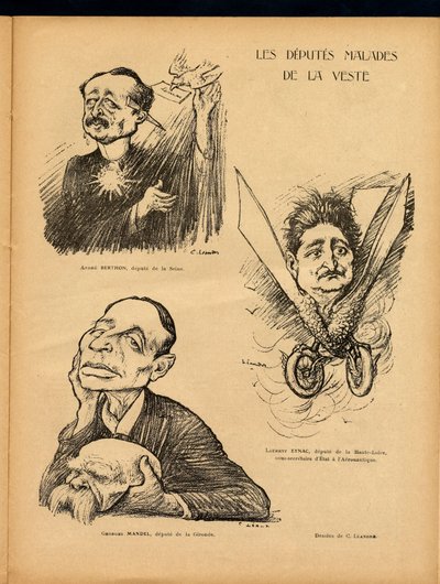 Le Lire, Satirisch in Kleuren door Charles Leandre