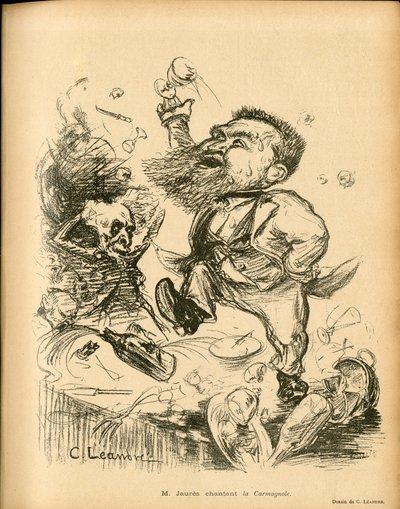 Le Lire, Satirisch in Zwart & Wit door Charles Leandre