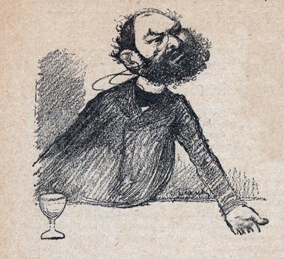 Leon Bourgeois (1851-1925) Franse staatsman - gravure in 