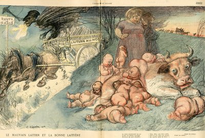 De Boterplaat, Satirisch in Kleuren door Charles Leandre