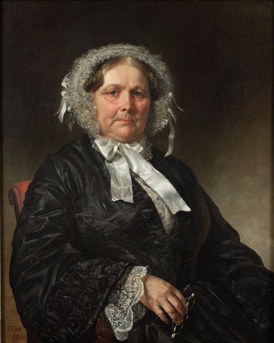 Mary Ann Goulding (Mrs. Thomas Goulding) door Charles Loring Elliot