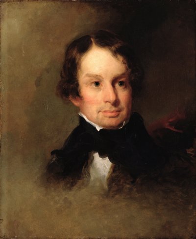 Portret van Henry Wadsworth Longfellow (1807-82) door Charles Loring Elliot