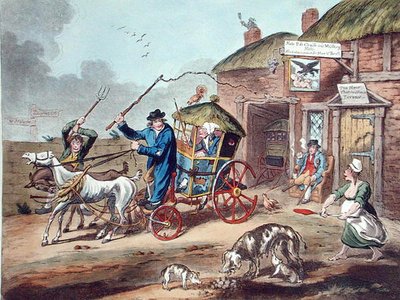 Posten in Ierland door Charles Lorraine (after) Smith