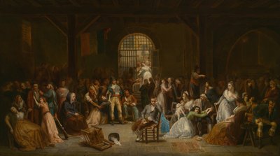 De oproep van de laatste slachtoffers van de Terreur door Charles Louis Lucien Muller