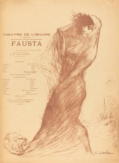 Fausta door Charles Lucien Leandre