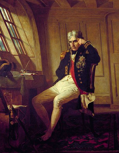 Portret van Nelson door Charles Lucy