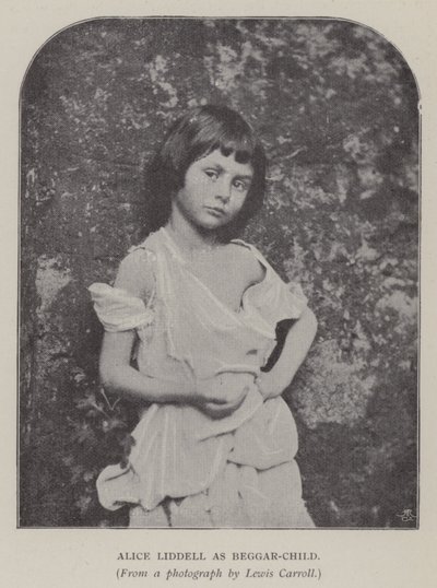 Alice Liddell als Bedelkind door Charles Lutwidge Dodgson