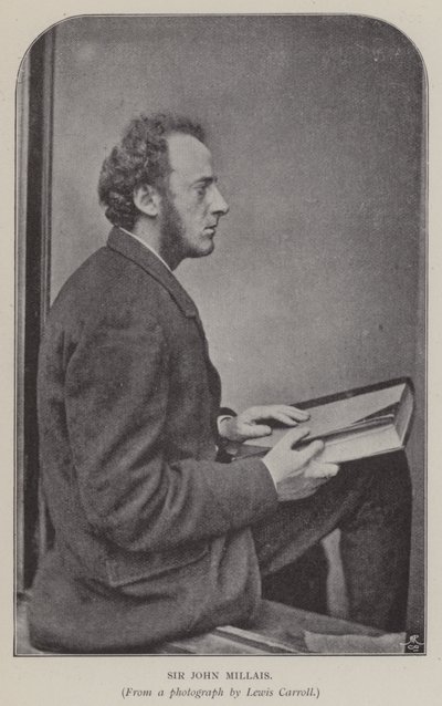 Sir John Millais door Charles Lutwidge Dodgson
