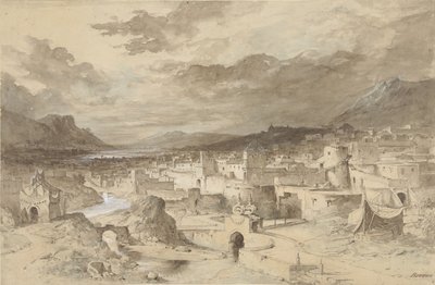 De stad Enochia door Charles Marie Bouton