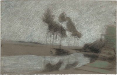 Mystiek landschap, 1894 door Charles Marie Dulac