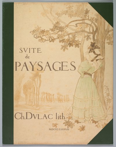Suite de Landschappen: Omslag door Charles Marie Dulac
