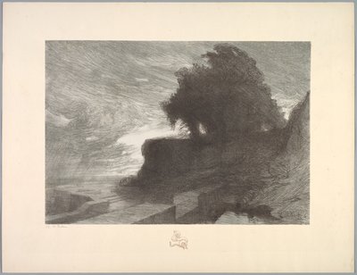 Suite de Landschappen: Landschap, Plaat 4, Remarque, Slang door Charles Marie Dulac