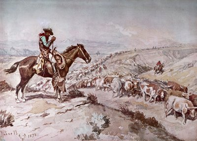 Veedrijver door Charles Marion Russell