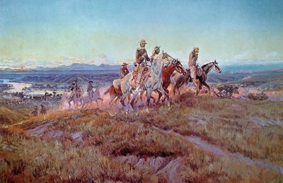 Ruiters van de Open Range door Charles Marion Russell