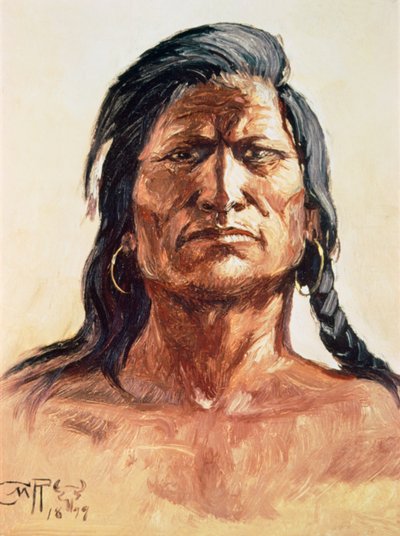 Shoshone stamgenoot door Charles Marion Russell