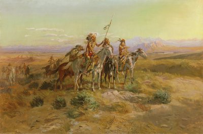 De Verkenners, 1902 door Charles Marion Russell