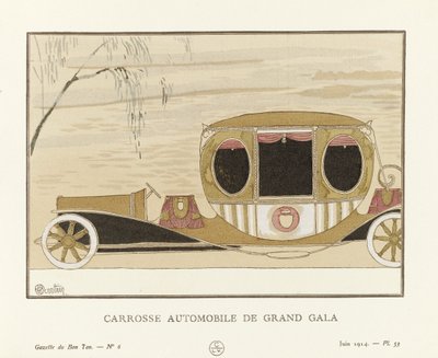 Carrosse Automobile de Grand Gala, gepubliceerd 1914 door Charles Martin