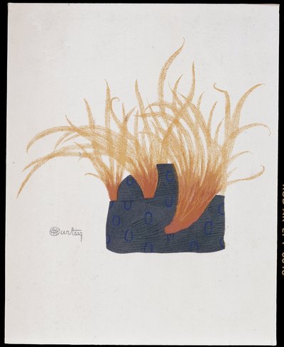 Fathered hat - La Mode en 1912 door Marcelle Demay, illustratie door Charles Martin door Charles Martin