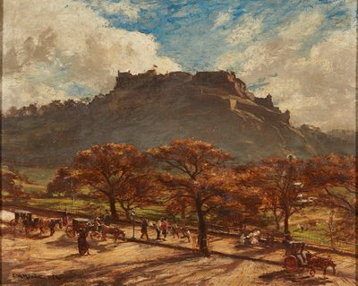 Kasteel van Edinburgh door Charles Martin Hardie