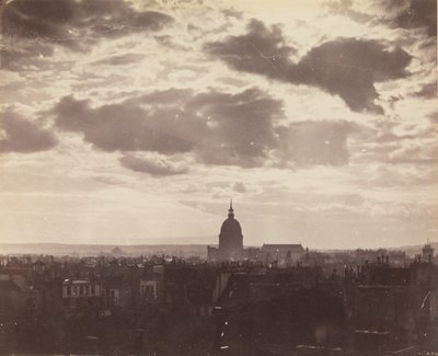 Wolkstudie over Parijs door Charles Marville