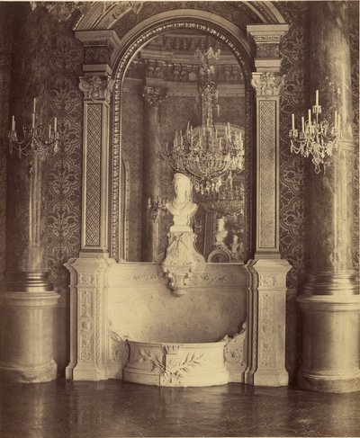 [Interieur van een paleis, waarschijnlijk het Hotel de Ville, Parijs]. door Charles Marville
