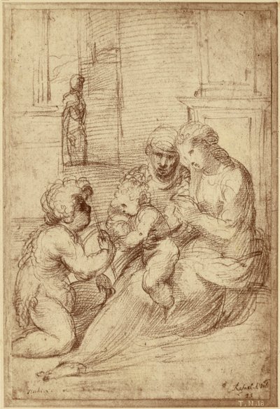 [Reproductie van een tekening van Raphaël]. door Charles Marville