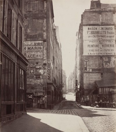 Rue Saint-Jacques door Charles Marville