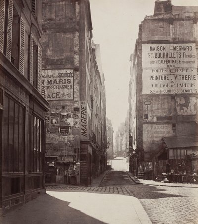 Rue Saint-Jacques door Charles Marville