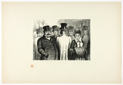 Le Boulevard des Italiens, uit Tirage Unique de Trente-Six Bois door Charles Maurand