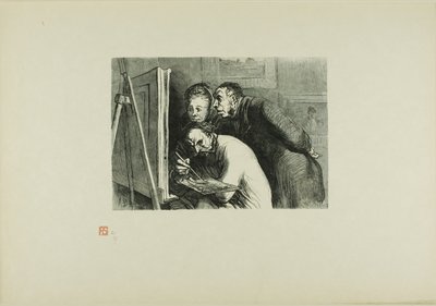 Schilder en de bourgeois door Charles Maurand