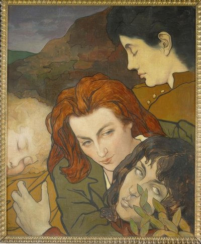 Allegorische compositie door Charles Maurin