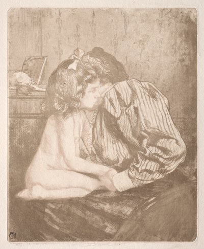Vertrouwelijkheden, uit Een Nieuwe Sentimentele Opvoeding door Charles Maurin