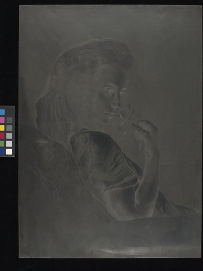 Bord voor La Rose Thé (De Theeroos) door Charles Maurin