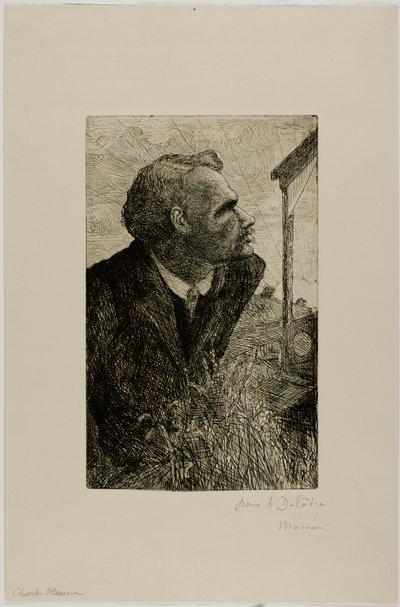 Portret van François Claudius Ravachol door Charles Maurin