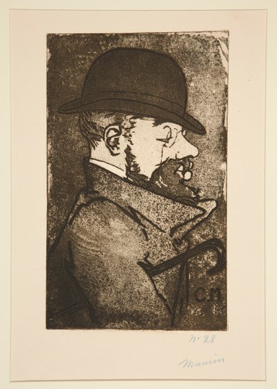 Portret van Henri de Toulouse-Lautrec door Charles Maurin