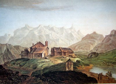 Gotthard Hospice 1785 door Charles Melchior Descourtis