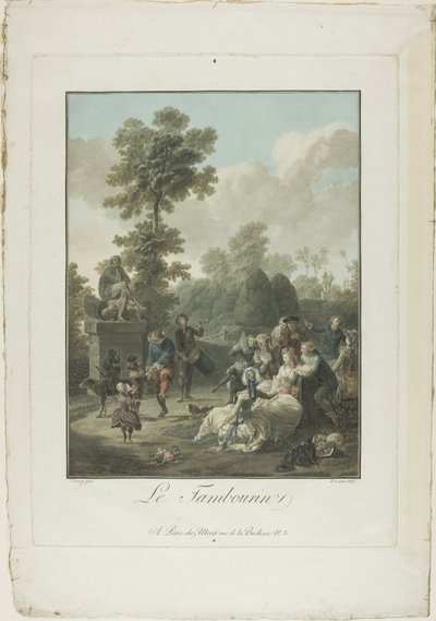 De tamboerijn door Charles Melchior Descourtis