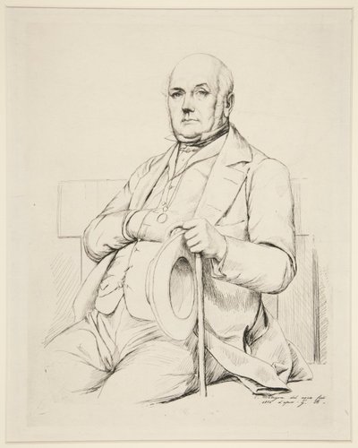 Casimir Le Conte door Charles Meryon