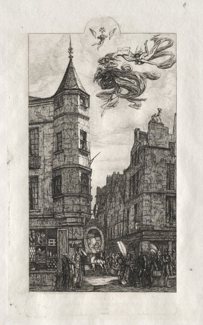 Etsen van Parijs: Tourelle, rue de l