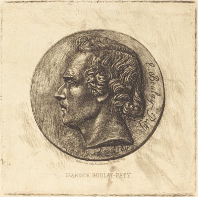 Evariste Boulay-Paty; Een Dichter (Van een Brons door David d
