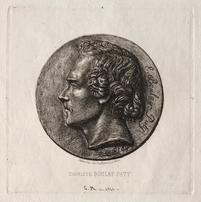 Evariste Boulay-Paty; een Dichter door Charles Meryon