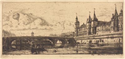 Le Pont-au-Change, Parijs door Charles Meryon